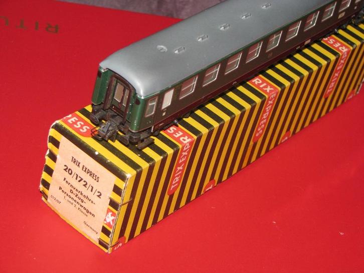 Trix Express: Pers.wagen 20/171 in doos, 1e/2e klasse 9 euro, Hobby en Vrije tijd, Modeltreinen | H0, Gebruikt, Wagon, Gelijkstroom