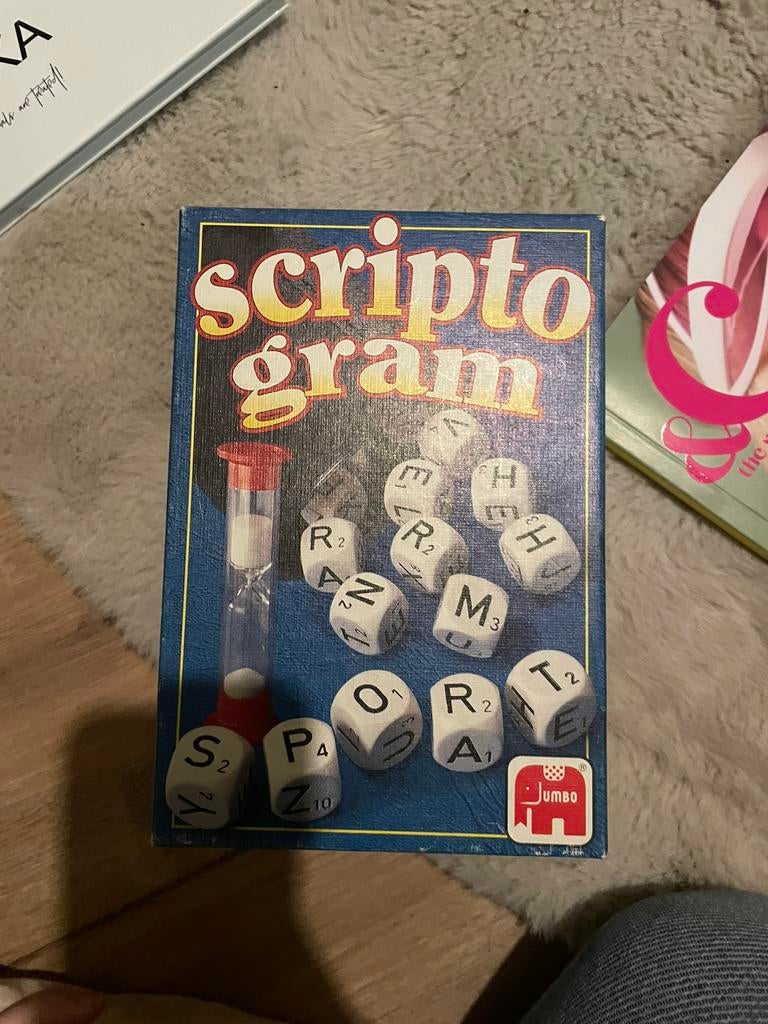 Scriptogram spel bordspel, Ophalen, Zo goed als nieuw