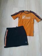 Izgst  zwart rokje Jill en shirt NoBell mt 134-140, Meisje, Ophalen of Verzenden, Jurk of Rok, Jill&Mitch, NoBell