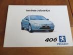 Instructieboek Peugeot 406 Coupe, 406 Coupe V6 1999 nieuw!, Ophalen of Verzenden
