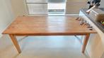 Grote Landelijke eettafel van massief teakhout, Huis en Inrichting, Ophalen, Gebruikt, Teakhout, 200 cm of meer