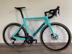 Racefiets Bianchi Aria Aero 57 inch Ultegra Di2 12speed Disc, Fietsen en Brommers, Carbon, Zo goed als nieuw, Meer dan 20 versnellingen