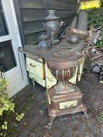 Decoratie oude kachel, Huis en Inrichting, Kachels, Ophalen, Gebruikt, Hout, Houtkachel