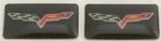 Chevrolet Corvette 3D doming sticker set, Ophalen of Verzenden