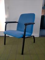 Set van 4 blauwe stoelen (of per stuk 15 euro), Ophalen, Gebruikt, Blauw, Metaal