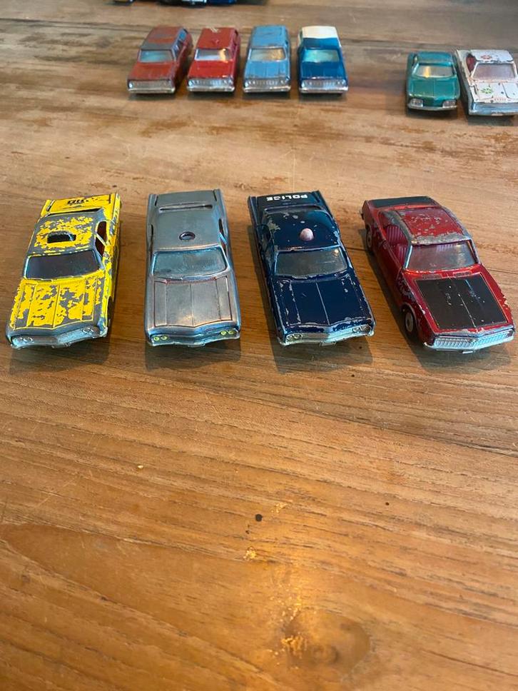4 Vintage Chevrolet modellen. Gamda Koor 1:43, Hobby en Vrije tijd, Modelauto's | 1:43, Gebruikt, Auto, Overige merken, Ophalen of Verzenden