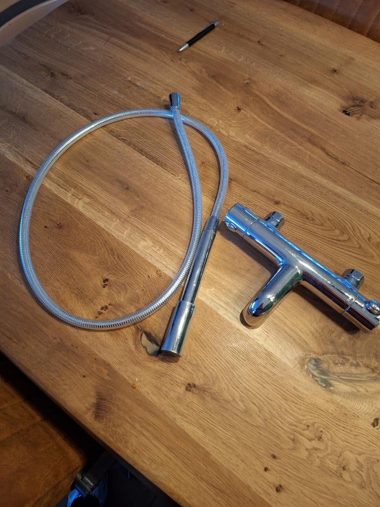 Badkraan Mengkraan, Doe-het-zelf en Verbouw, Ophalen of Verzenden, Gebruikt, Chroom, Bad
