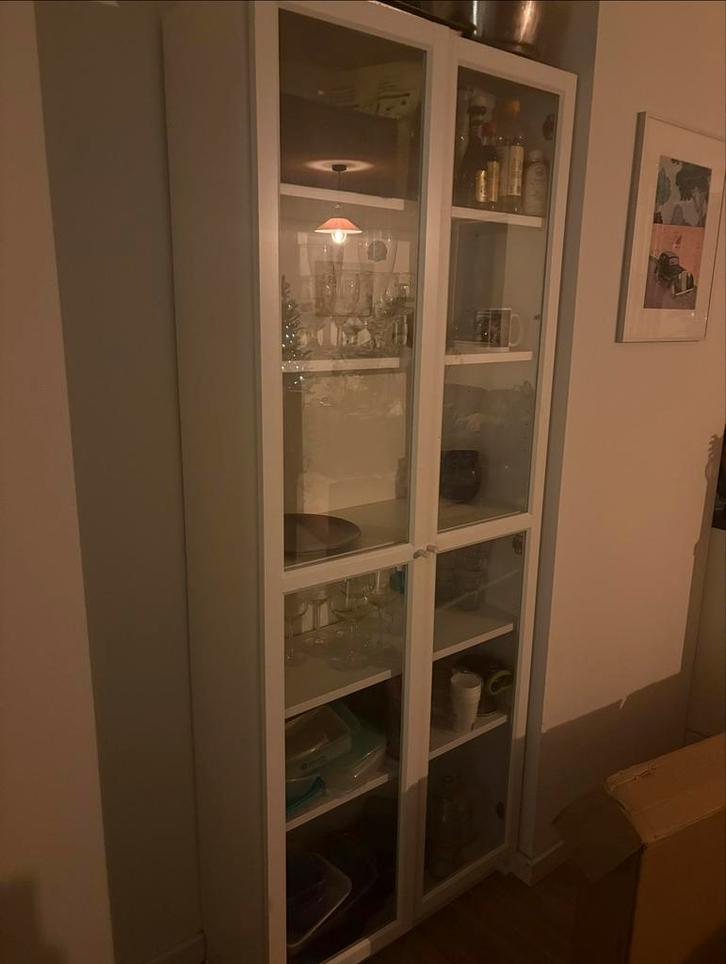 IKEA Billy kast, Huis en Inrichting, Kasten | Vitrinekasten, Gebruikt, 200 cm of meer, 50 tot 100 cm, 25 tot 50 cm, Met deur(en)