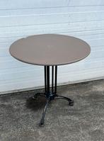 8 stuks horeca bistro terrastafels rond 70 cm gietijzer, Ophalen