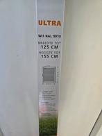 2x Hamstra Vaste Hor - 125x155cm - Wit RAL 9010, Doe-het-zelf en Verbouw, Kunststof, 120 cm of meer, Hordeur, Minder dan 200 cm