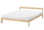 Nieuw IKEA Bed 140br incl Nieuw BeterBed matras, Ophalen, Beige, 140 cm, Basic
