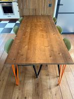 Allon Dery Dining table eettafel midden Walnoot 200x90, Gebruikt, 200 cm of meer, 50 tot 100 cm, Vijf personen of meer