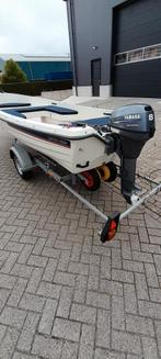 Z.G.A.N RYDS 4.60R  8PK YAMAHA VIERTAKT PEGA KANTELTRAILER, Watersport en Boten, Ophalen, Tot 10 pk, Zo goed als nieuw, 3 tot 6 meter