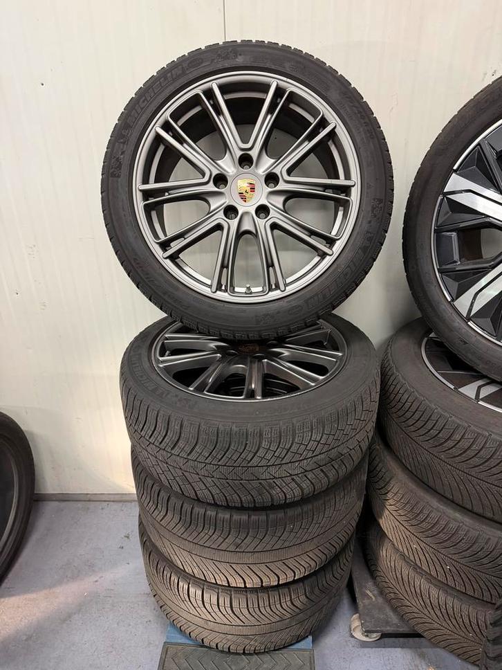 Winterbanden Porsche Panamera 20” Breedset Michelin Alpin, Auto-onderdelen, Banden en Velgen, Banden en Velgen, Winterbanden, 20 inch