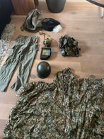 Plunjebaal met legerspullen, Ophalen of Verzenden, Landmacht, Nederland