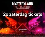 2x zaterdag tickets Mysteryland 2025 niet gepersonaliseerd!, Tickets en Kaartjes, Twee personen