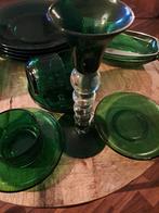 groen glazen servies, Ophalen of Verzenden