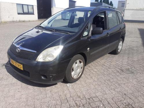 Toyota Corolla Verso 1.6 Vvt-i 2002 Zwart, Auto's, Toyota, Bedrijf, Corolla Verso, Airconditioning, Centrale vergrendeling, Elektrische buitenspiegels