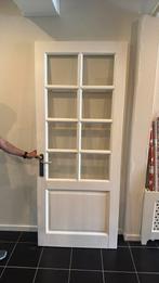 Binnendeur met glas, Ophalen, Gebruikt, 80 tot 100 cm, Binnendeur