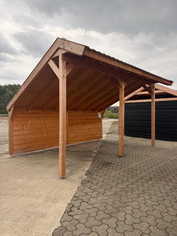 Red Class Wood Kapschuur showmodel 532x414cm, Tuin en Terras, Palen, Balken en Planken, Zo goed als nieuw, Palen, 250 cm of meer