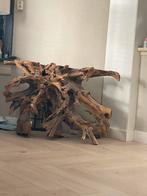 Wortel teak massief houten sidetable tv meubel, Ophalen, 100 tot 150 cm, Teakhout, Robuust bohemian ibiza japandi