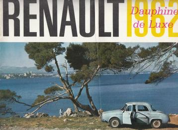 Renault Dauphine de Luxe autofolder uit 1962 beschikbaar voor biedingen