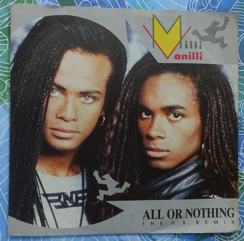 milli vanilli - all or nothing, Cd's en Dvd's, Vinyl Singles, Zo goed als nieuw, Single, 7 inch, Ophalen of Verzenden