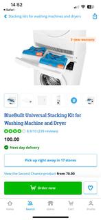 Stapelkit wasmachine/droger universeel, Ophalen of Verzenden, Zo goed als nieuw