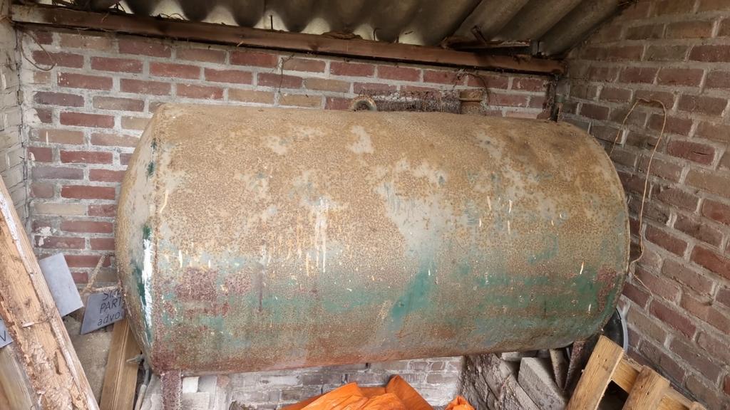 Stoere tank voor BBQ of ander project!, Ophalen, Gebruikt, 100 cm of meer, 60 cm of meer