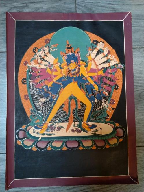 Kalachakra Thangka, Antiek en Kunst, Kunst | Niet-Westerse kunst, Ophalen of Verzenden