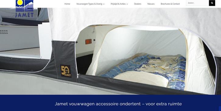 Jamet Vouwwagen Ondertent 2 stuks., Caravans en Kamperen, Tentaccessoires, Nieuw, Ophalen of Verzenden