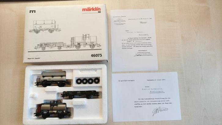 Marklin 46073 wagenset Zeppelin, Hobby en Vrije tijd, Modeltreinen | H0, Nieuw, Wagon, Wisselstroom, Märklin, Ophalen of Verzenden