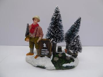 Luville Kerstdorp  Christmas tree seller  --  1015138 beschikbaar voor biedingen