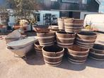 Plantenbak Bloembak voor Olijfboom, Tuin en Terras, Ophalen, Zo goed als nieuw, Rond, Kunststof