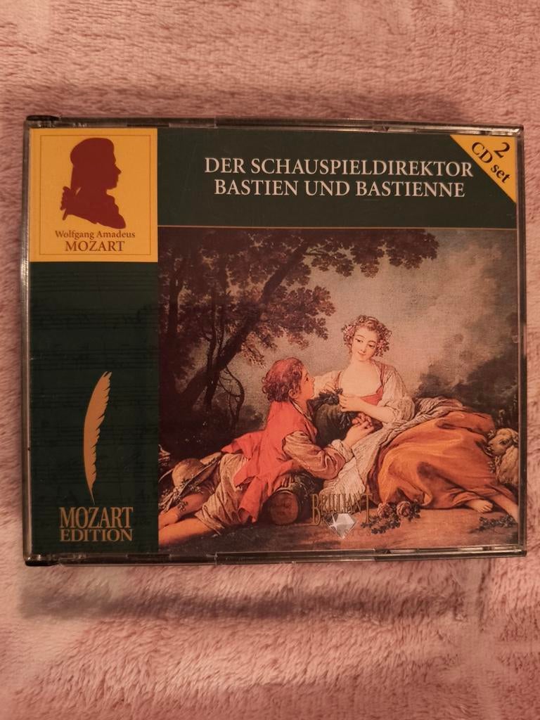 W.A. Mozart - Der Schauspieldirektor/Bastien und Bastienne, Gebruikt, Met libretto, Ophalen of Verzenden, Classicisme