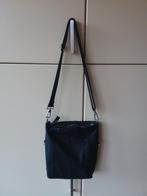 Shabbies handtas schoudertas zwart leer, Overige merken, Zwart, Ophalen of Verzenden, Zo goed als nieuw