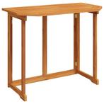 Bistrotafel 90x50x75 cm massief acaciahout, Ophalen of Verzenden, Nieuw