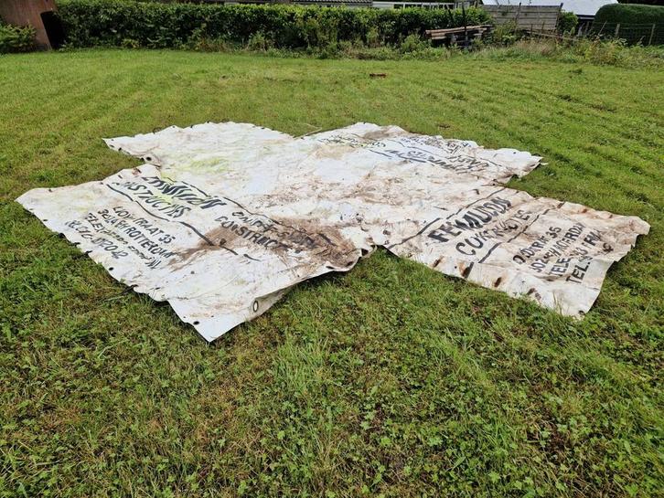 Robuust afdekzeil, Doe-het-zelf en Verbouw, Zeil en Folie, Gebruikt, Zeil, 10 tot 15 m², Ophalen
