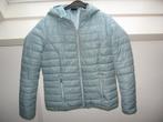 Leuke blauwe dames jas maat L. €10.00 Met vaste muts, Ophalen of Verzenden, Zo goed als nieuw, Maat 38/40 (M), Blauw
