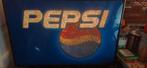 Pepsi Lichtbak / Reclamebord, Verzamelen, Ophalen, Gebruikt, Lichtbak of (neon) lamp