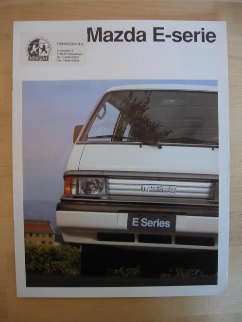 Mazda E2000 E2200 Brochure 1993 – Bestelwagen, Boeken, Auto's | Folders en Tijdschriften, Zo goed als nieuw, Mazda, Ophalen