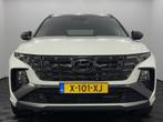 Hyundai Tucson 1.6 T-GDI HEV N Line Facelift Half leder, Cli, Gebruikt, 4 cilinders, Leder en Stof, Wit