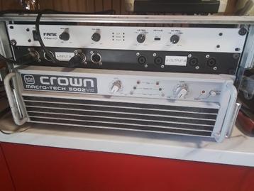 Crown 5002vz   -- Qsc ex 1250 - mx 1500a  - camco dx 12 beschikbaar voor biedingen