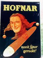 Prachtig glazen reclamebord. Hofnar. Geslepen randen., Ophalen of Verzenden, Zo goed als nieuw, Reclamebord