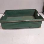Retro / Vintage bak- krat met metalen handvaten, Ophalen of Verzenden, Huis en Inrichting