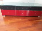 Spectral radio/tvmeubel, Ophalen, 100 tot 150 cm, Zo goed als nieuw, Glas