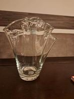 Gave glazen Zakdoekvaas - Art Living, Huis en Inrichting, Wit, Ophalen of Verzenden, Minder dan 50 cm, Glas