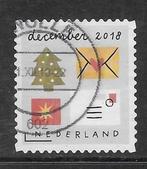 2018, Decemberzegel, Kerstboom/kaarten [3703] (K1419), Ophalen of Verzenden