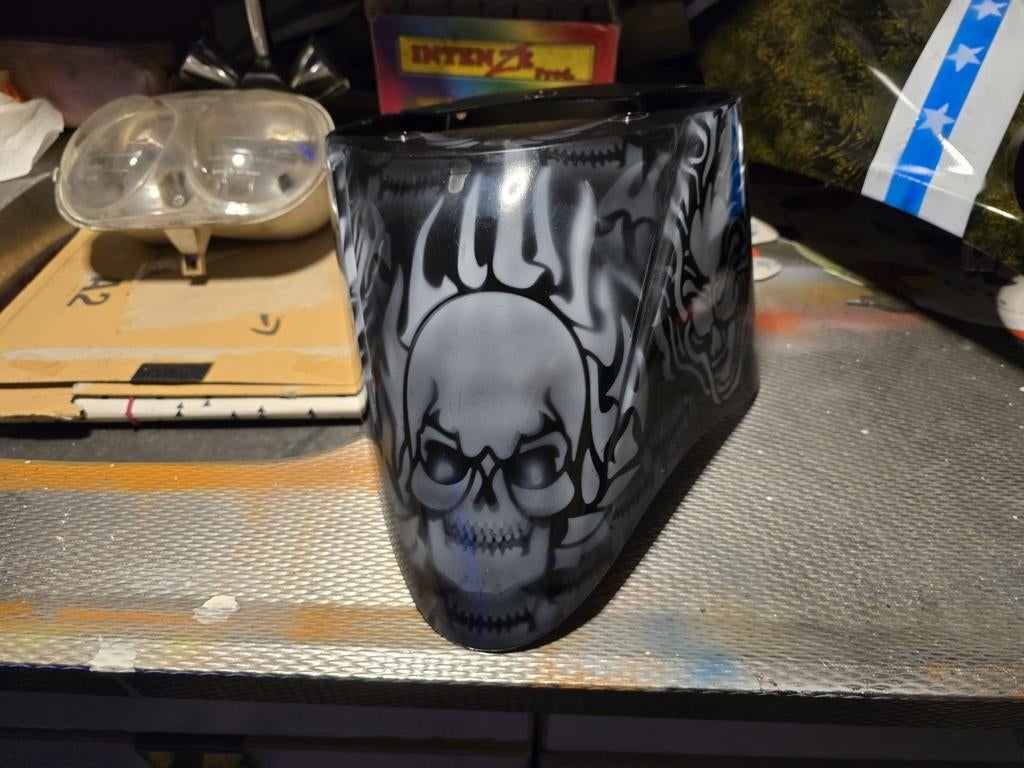 Airbrush Voorspatbord Zip Scooter, Ophalen, Gebruikt, Kap, Overige merken