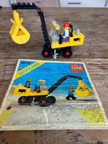 LEGO 6678: Pneumatische kraan  1980 beschikbaar voor biedingen